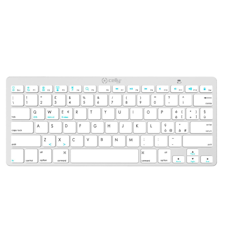 Tastiera celly keyboard bluetooth [swkeyboardbtsv]