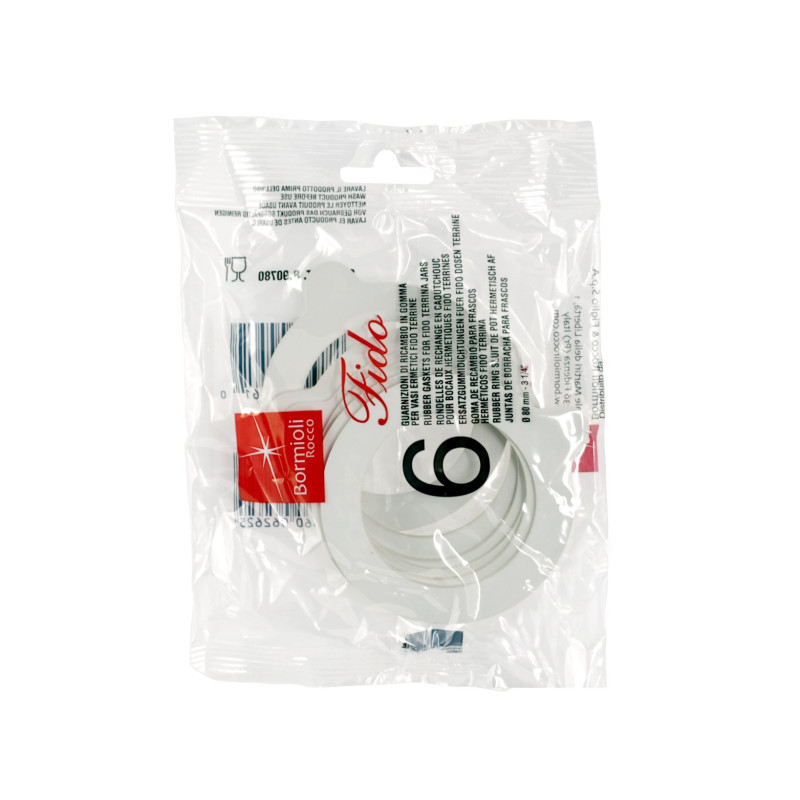 Guarnizione vetro bormioli bianco [890780m83021990]