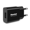 Alimentatore di rete usb hamlet da parete usb 2.1a/10.5w nero [xpwcu110]