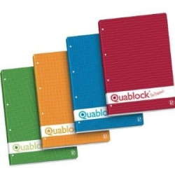 Blocco collato quablock original a5 4mm 80gr 50fg pigna [00609764m]