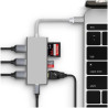 Hub usb nilox usb-c 7 in 1 [nlx-tc-7hubml]