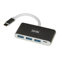 Mini docking station nilox usb 3.0 + usb-c [lkhub301]