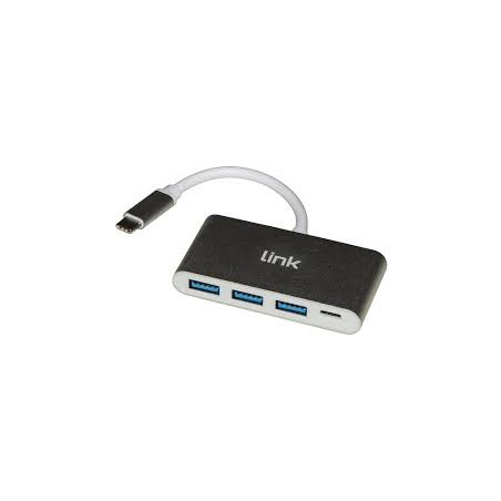Mini docking station nilox usb 3.0 + usb-c [lkhub301]