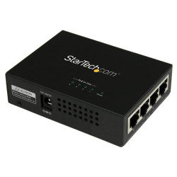 Iniettore startech gigabit midspan poe+ 4 porte [poeinj4g]