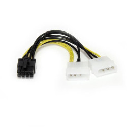 Adattatore startech.com lp4 a pci 8pin [lp4pciex8adp]