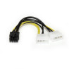 Adattatore startech.com lp4 a pci 8pin [lp4pciex8adp]