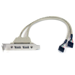 Adattatore piastra startech.com slot usb a [usbplatelp]