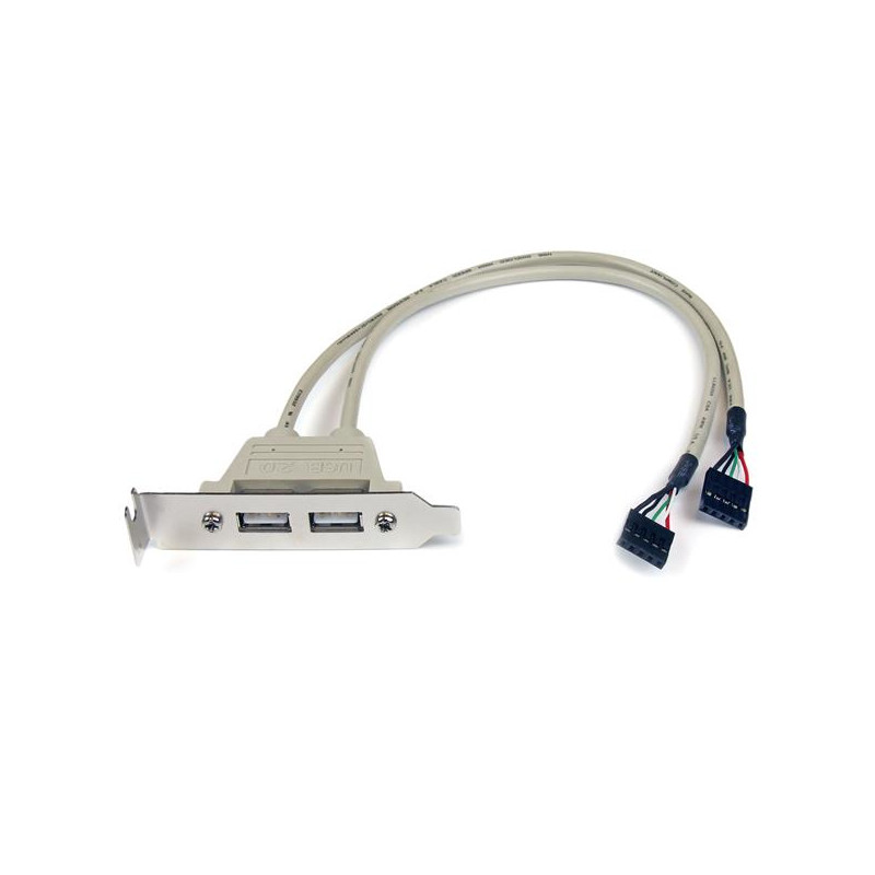 Adattatore piastra startech.com slot usb a [usbplatelp]