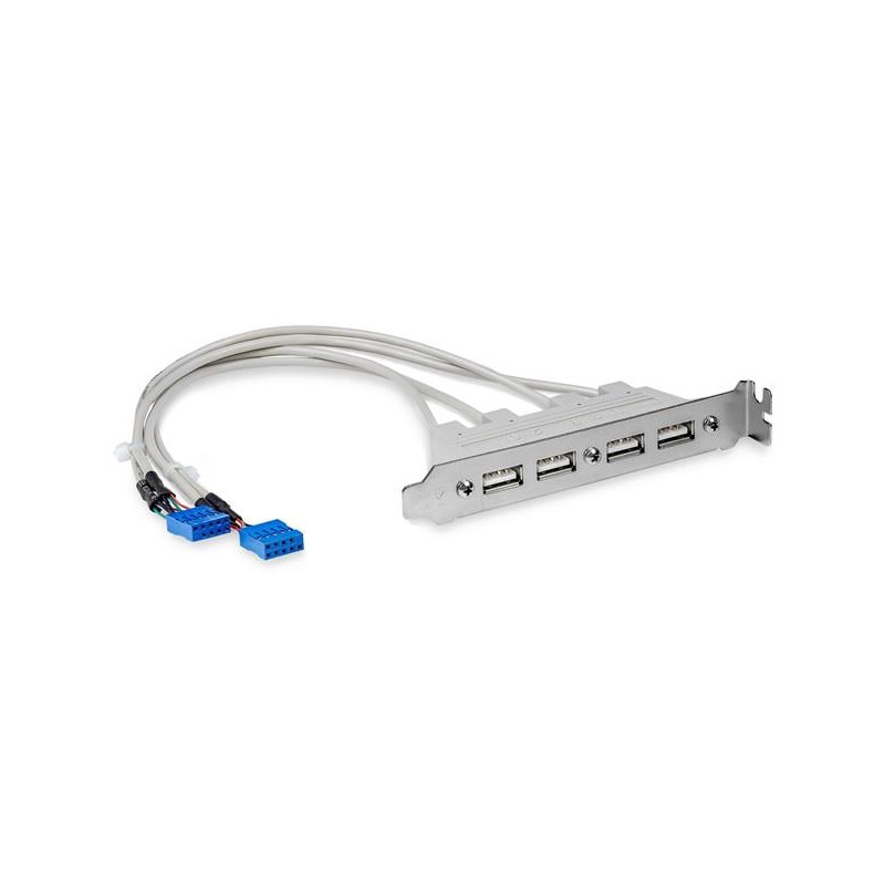 Adattatore startech.com usb a a 4 porte [usbplate4]