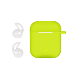 Custoda per airpod celly case sport buds giallo [aircaseyl]