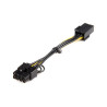 Cavo di alimentazione startech.com pci express 6 a 8pin[pciex68adap]