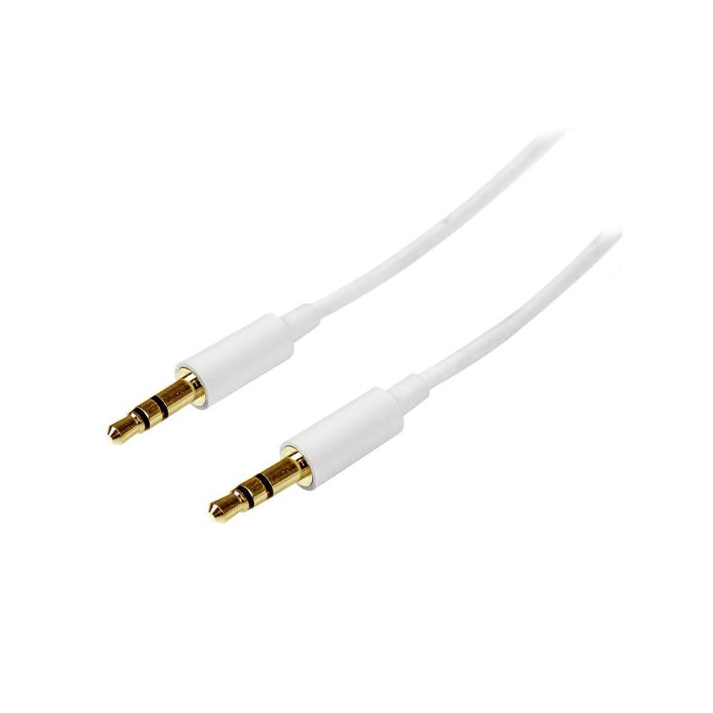 Cavo audio startech.com stereo slim da 3.5mm [mu2mmmswh]