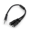 Cavo audio sdoppiatore startech.com jack 3.5mm [muyhsmff]