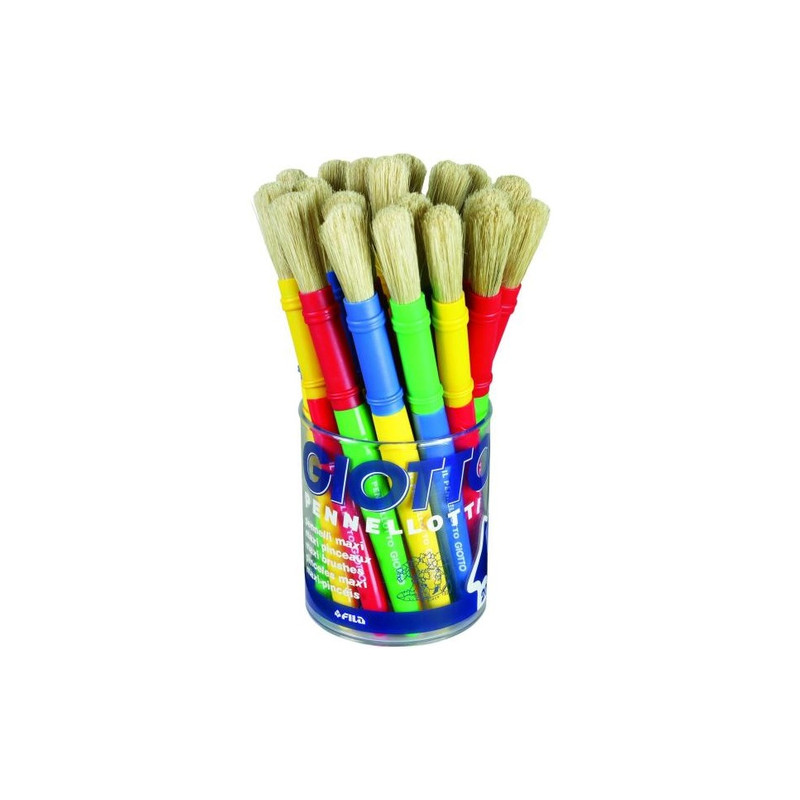 Barattolo con 20 pennellotti giotto [536100]