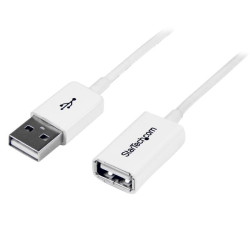Cavo di prolunga startech.com usb 2.0 da a ad a 3m [usbextpaa3mw]