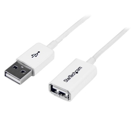Cavo di prolunga startech.com usb 2.0 da a ad a 3m [usbextpaa3mw]