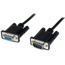 Cavo startech.com seriale null modem rs232 db9 1m [scnm9fm1mbk]