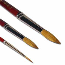 Pennello punta tonda pelo di bue n.4 linea 700 fila pz: 12 [590400]