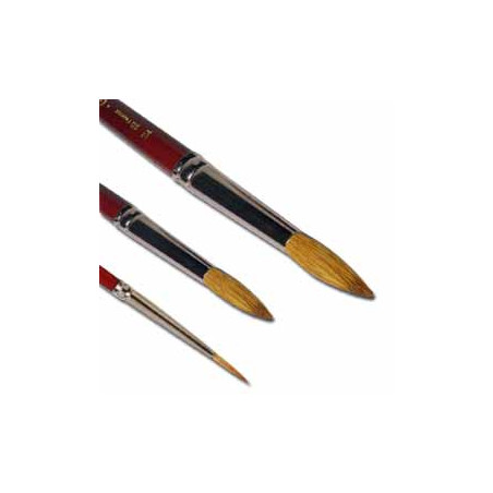 Pennello punta tonda pelo di bue n.6 linea 700 fila pz: 12 [590600]