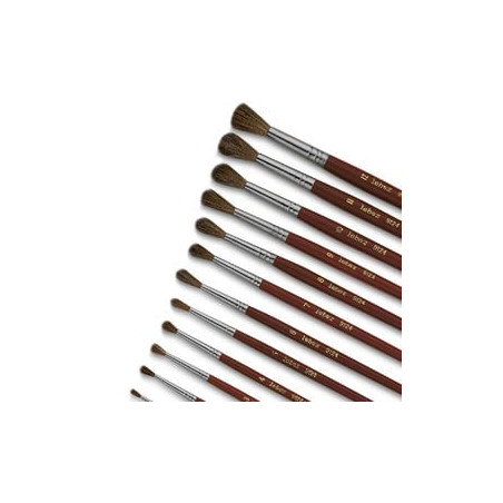 Pennello punta tonda pelo di pony n?11 serie 9124 lebez pz: 12 [9124/11]