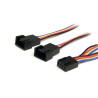 Cavo sdoppiatore startech.com per ventola 4 pin [fan4split12]