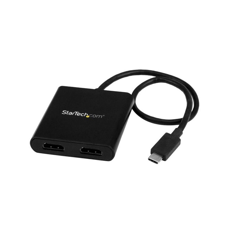 Splitter usb-c startech.com usb-c a hdmi 2 porte [mstcdp122hd]