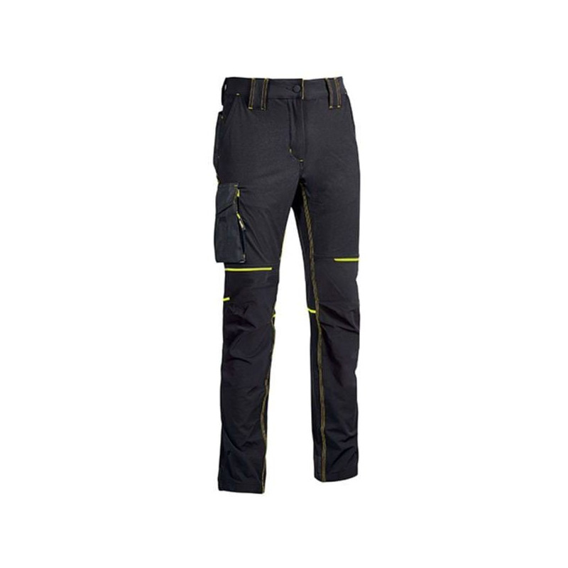 Pantaloni upower black carbon taglia l [fu189bc-l]
