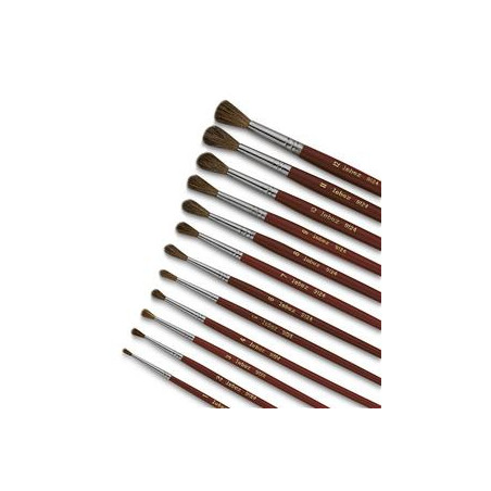 Pennello punta tonda pelo di pony n?4 serie 9124 lebez pz: 12 [9124/4]