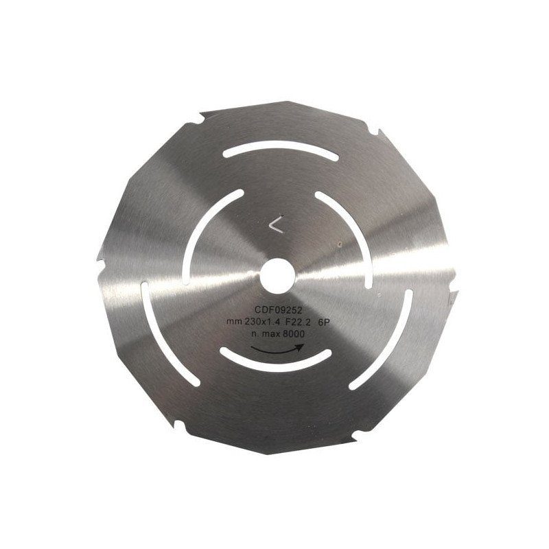 Lama circolare excel 1,4mm 6 punte