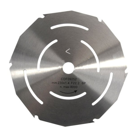 Lama circolare excel 1,4mm 6 punte