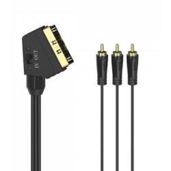 Cavo video hama spina scart 3 spine 1.5 m 205156