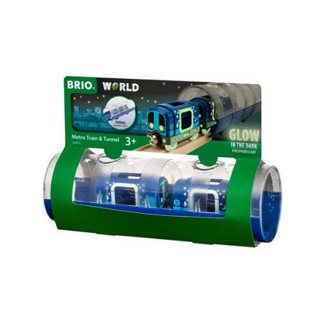 Brio - ferrovia di plastica "tunnel & glow in the dark"