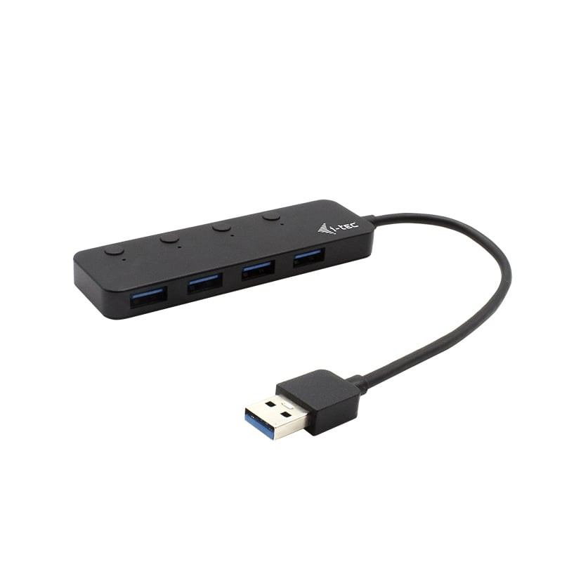 Hub usb i-tec 4-porte con singoli interruttori on/off [u3chargehub4]