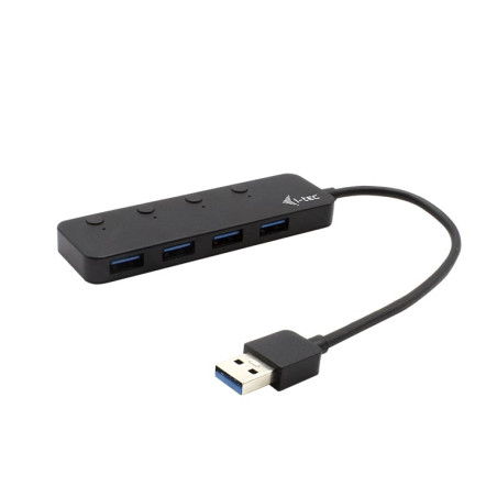 Hub usb i-tec 4-porte con singoli interruttori on/off [u3chargehub4]