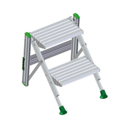 Scaletta facal alluminio 2 gradini [po-2]