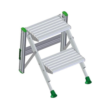 Scaletta facal alluminio 2 gradini [po-2]