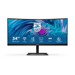 Monitor led 34" philips e-line 346e2cuae wide quad hd+ 3440x1440p