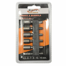 Inserti bussole alte 50mm 5.5/13sr 6pz [09446]