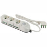 Multipresa fme bipasso 3x1.5m 1.5 con shucko ed interruttore posti