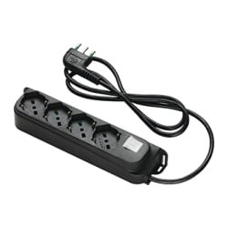 Multipresa fme 47421 4x2pt nero [47421]