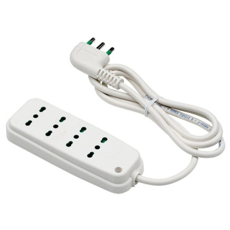 Multipresa fme 47400 4x2pt bianco [47400]