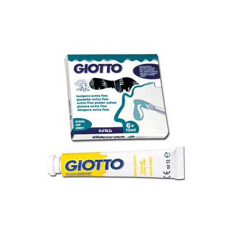 Tempera giotto tubo 4 (12ml) giallo ocra 21 pz: 6 [352021]