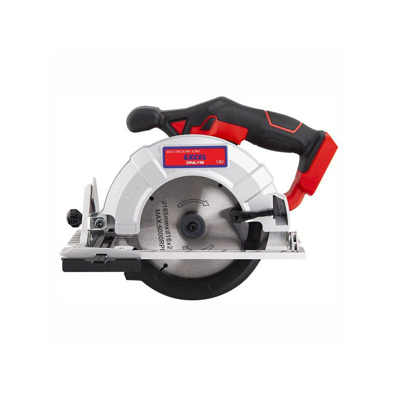 Sega circolare excel a batteria 18v [plcyl-m132]