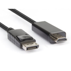 Cavo video hamlet dp displayport hdmi 1.8m [xvcdp-hdm18]