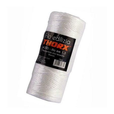 Filo edilizia thorx 200m bianco [1004]