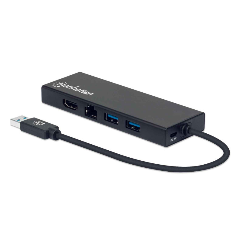 Adattatore usb manhattan superspeed multiporta per doppio monitor