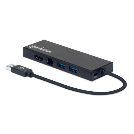 Adattatore usb manhattan superspeed multiporta per doppio monitor
