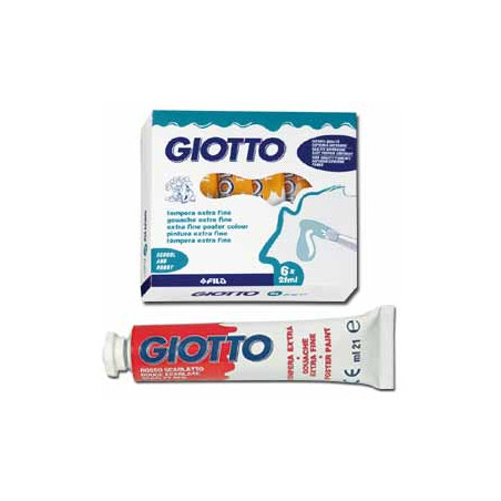 Tempera giotto tubo 7 (21ml) giallo primario 02 pz: 6 [355002]