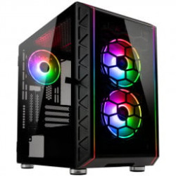 Case kolink citadel glass se argb micro-atx nero