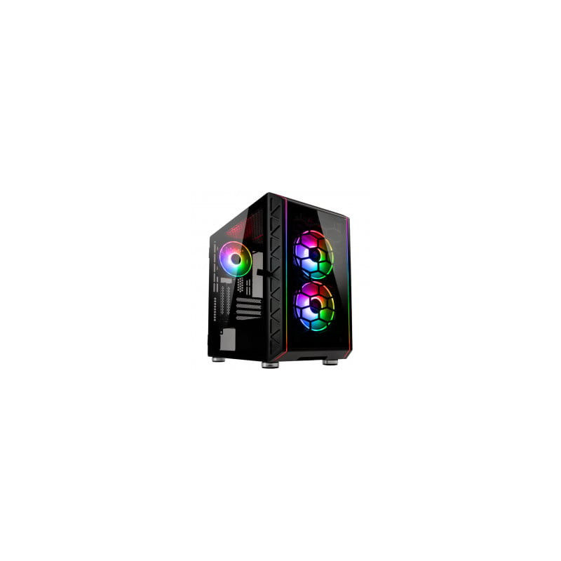 Case kolink citadel glass se argb micro-atx nero